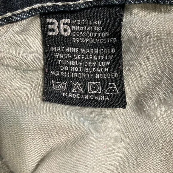 BX Brooklyn Xpress men’s slim jeans with stretch 36Wx30L - Picture 5 of 5